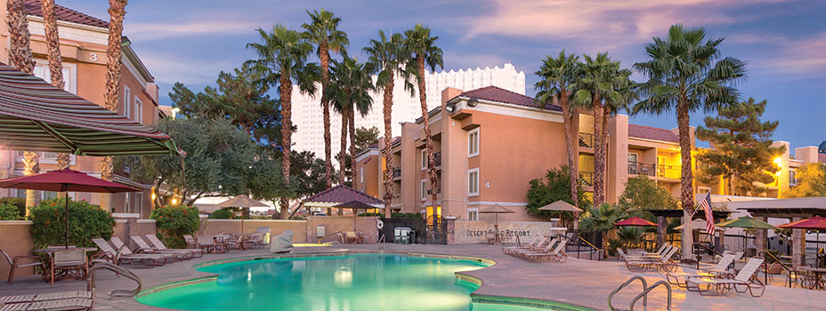 The Pool at the Desert Rose resort