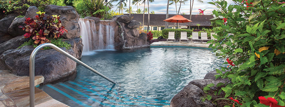 Kauai Coast Resort at the Beachboy View from a condominium lanai (patio)