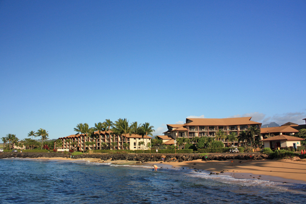 Lawai Beach Resort  Hawaiian timeshare located Poipu